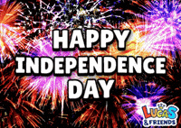 United States Celebration GIF by Lucas and Friends by RV AppStudios