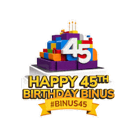 45Thbinus Sticker by gabung.binus
