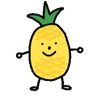Pineapple パイナップル Sticker