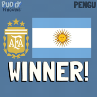 Vamos Argentina World Cup GIF by Pudgy Penguins