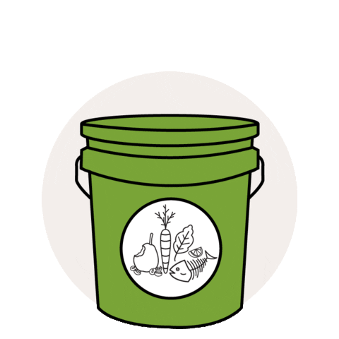 javascompost giphyupload food scraps javas compost green bucket Sticker
