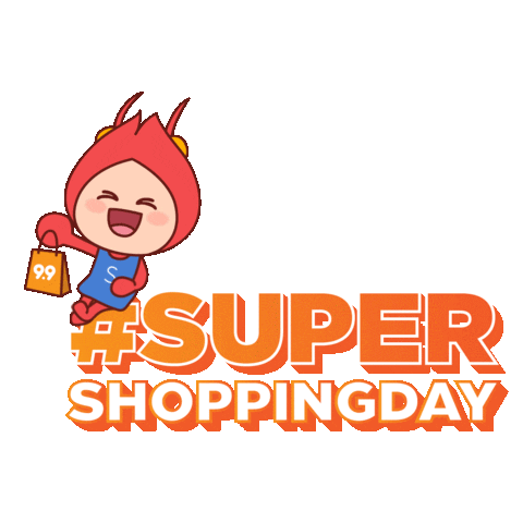 happy shopping Sticker by Shopee Indonesia