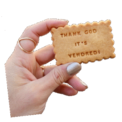 ShantyBiscuits giphyupload cookie tgif friyay Sticker