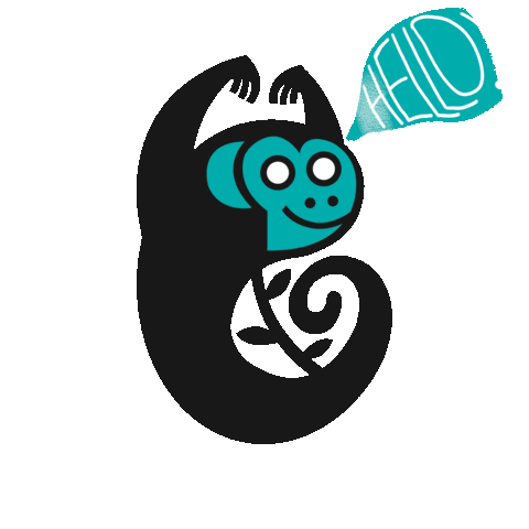 greenmonkeysv giphyupload green monkey healthyfood Sticker