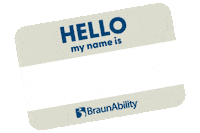 BraunAbilityofficial braun wav hello my name is hellomynameis Sticker