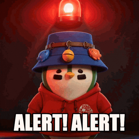 Shocked Red Alert GIF by ZaddyFi