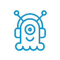 TUTORAMA music alien tutorama Sticker