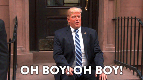 excited donald trump GIF by Comedy Central