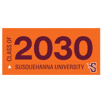 Celebrate River Hawks Sticker by Susquehanna University