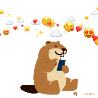 Emoji Scrolling Sticker by WorkBeaver
