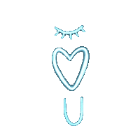 I Luv You Sticker by BrittDoesDesign