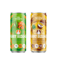 Cheers Get Funky Sticker by Funky Buddha Brewery