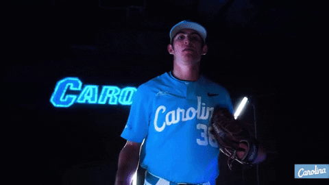North Carolina Baseball GIF by UNC Tar Heels