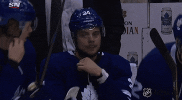 ice hockey wink GIF by NHL