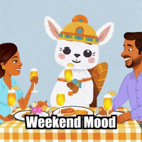 Friends Weekend GIF by Llamaozi
