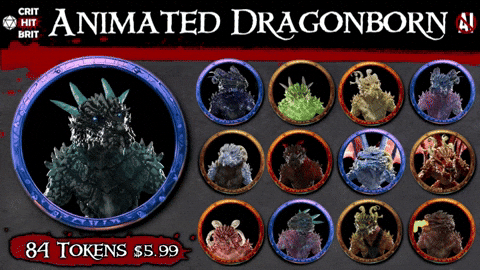 Animated Dragonborns