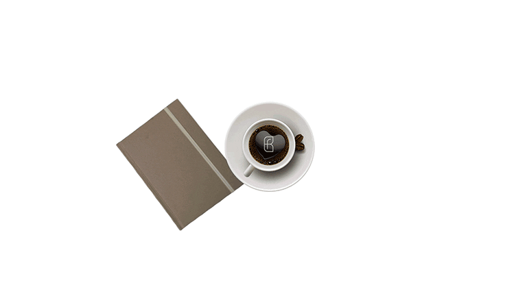 Organize Coffee Time Sticker by Founders Beauty