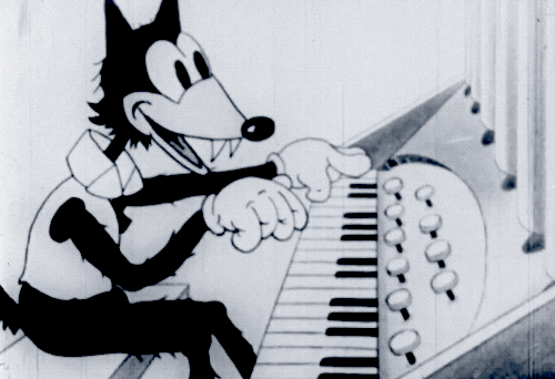 robotkid giphyupload music play wolf GIF