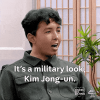 Kim Jong-Un GIF by Celebs Go Dating