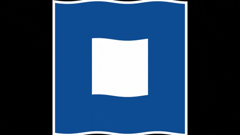Blue Peter Flag GIF by North Carolina Outward Bound School