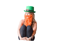 city-barre barre leprechaun rva stpatricksday Sticker