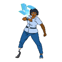 Hero Alex Sticker by inMyWELT