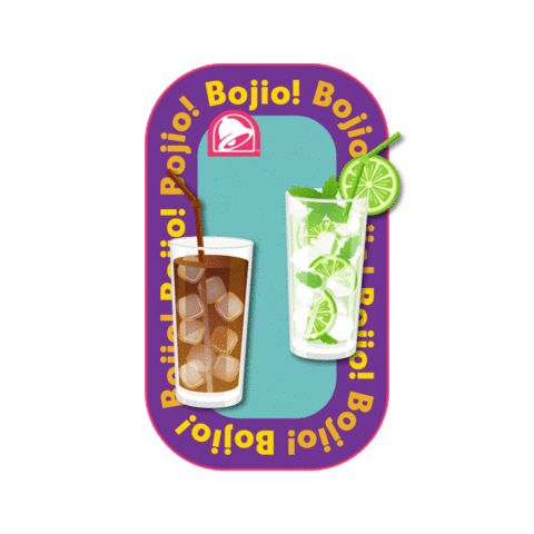 Lets Go Bojio Sticker by Taco Bell Malaysia
