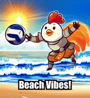 Summer Fun Volleyball GIF by Zorooster