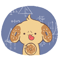 chimera_abyss dog meme kawaii thinking Sticker