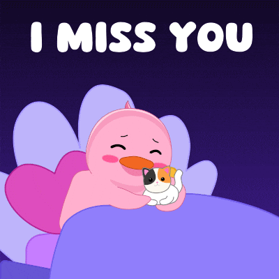 I Miss You Too GIF by MeetDuckey