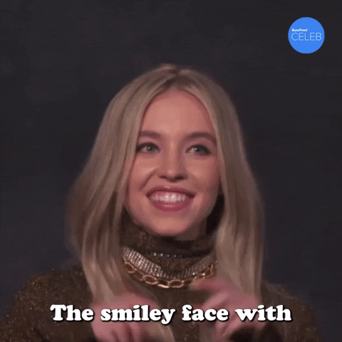 Sydney Sweeney Smile GIF by BuzzFeed