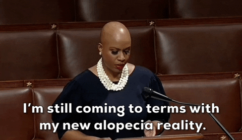 Ayanna Pressley Alopecia GIF by GIPHY News