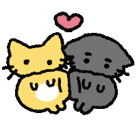 Cat Couple Sticker