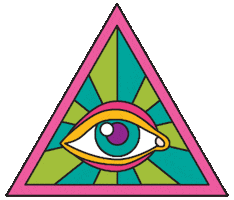 Eye All Seeing Sticker by Draw! Pilgrim