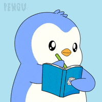 Drawing Studying GIF by Pudgy Penguins
