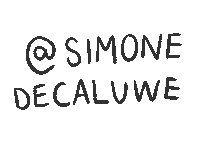 simonedecaluwe  Sticker