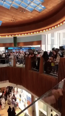 Fans Celebrate Asian Cup Win at Mall of Qatar