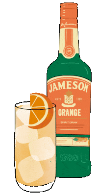 Old Fashioned Orange Sticker by Jameson Irish Whiskey