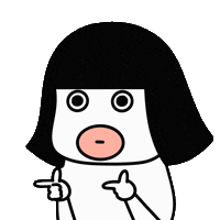 Girl くちびる Sticker