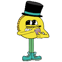 Ka-Ching Illustration Sticker by Jimmy Joy