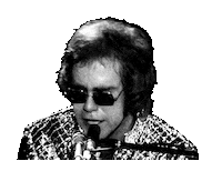 Rocket Man Sticker by Elton John
