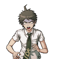 Rantaro_mp3 animated danganronpa hinata hajime Sticker
