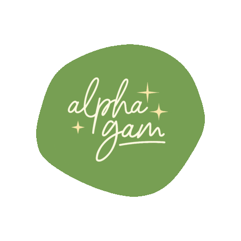 Alpha Gam Sticker by Alpha Gamma Delta