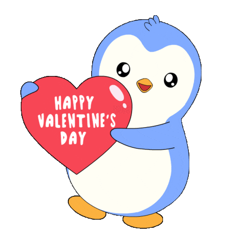 I Love You Heart Sticker by Pudgy Penguins
