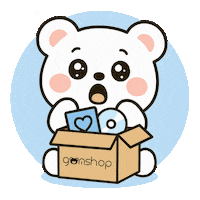 gomshop kawaii unboxing gom gomshop Sticker