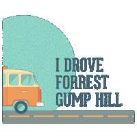 Forrest Gump Utah Sticker by Utah'sCanyonCountry
