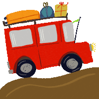 Viaje Roadtrip Sticker