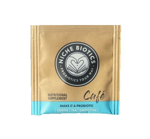 NicheBiotics giphyupload coffee health smoothie Sticker