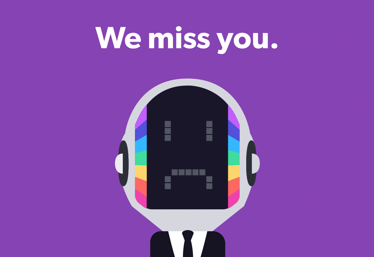 robot we miss you GIF