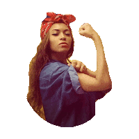 Beyonce Feminist Sticker by imoji